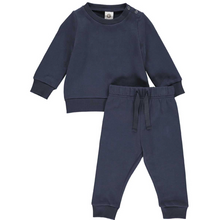 Load image into Gallery viewer, Müsli Cozy Sweat Set Baby Night Blue Size 2 Years
