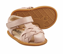 Load image into Gallery viewer, Old Soles Plat Tot Powder Pink Sandal
