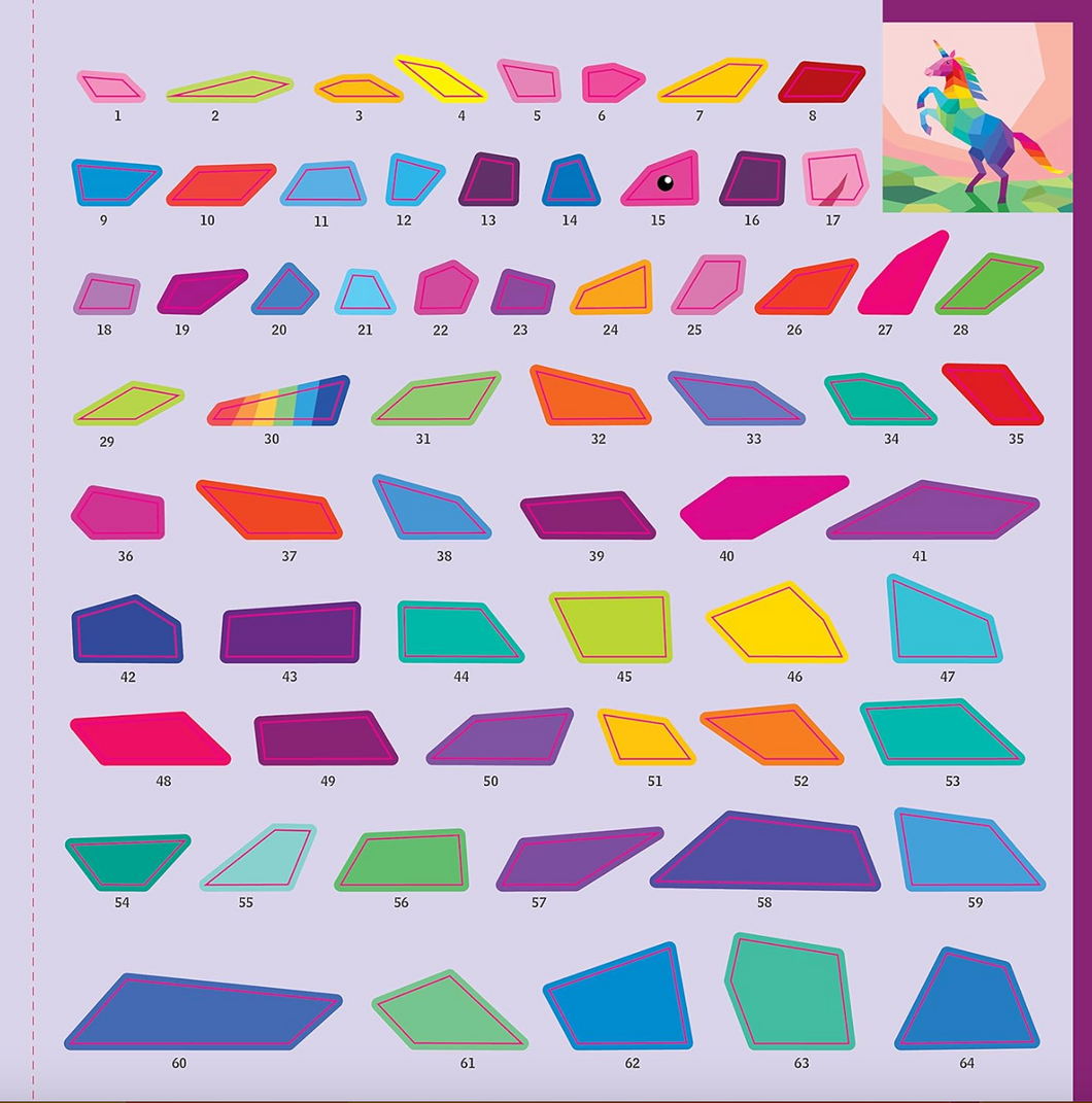 Paint By Sticker Kids Rainbows Everywhere! Book