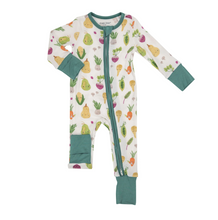 Load image into Gallery viewer, Angel Dear Two Way Zipper Romper Baby Vegetables
