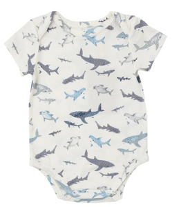 Angel Dear Bodysuit Sharks Size 0-3m