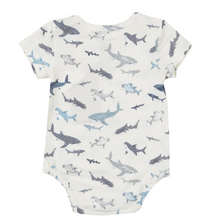 Load image into Gallery viewer, Angel Dear Bodysuit Sharks
