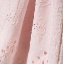 Load image into Gallery viewer, Minymo Dress Pink Eyelet
