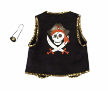 Load image into Gallery viewer, Great Pretenders Pirate Vest With Eyepatch
