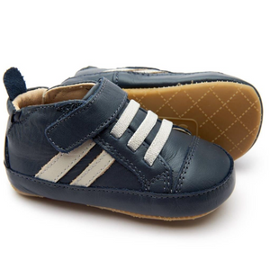 Old Soles High Roller Shoe Navy / Gris Size 3 Infant