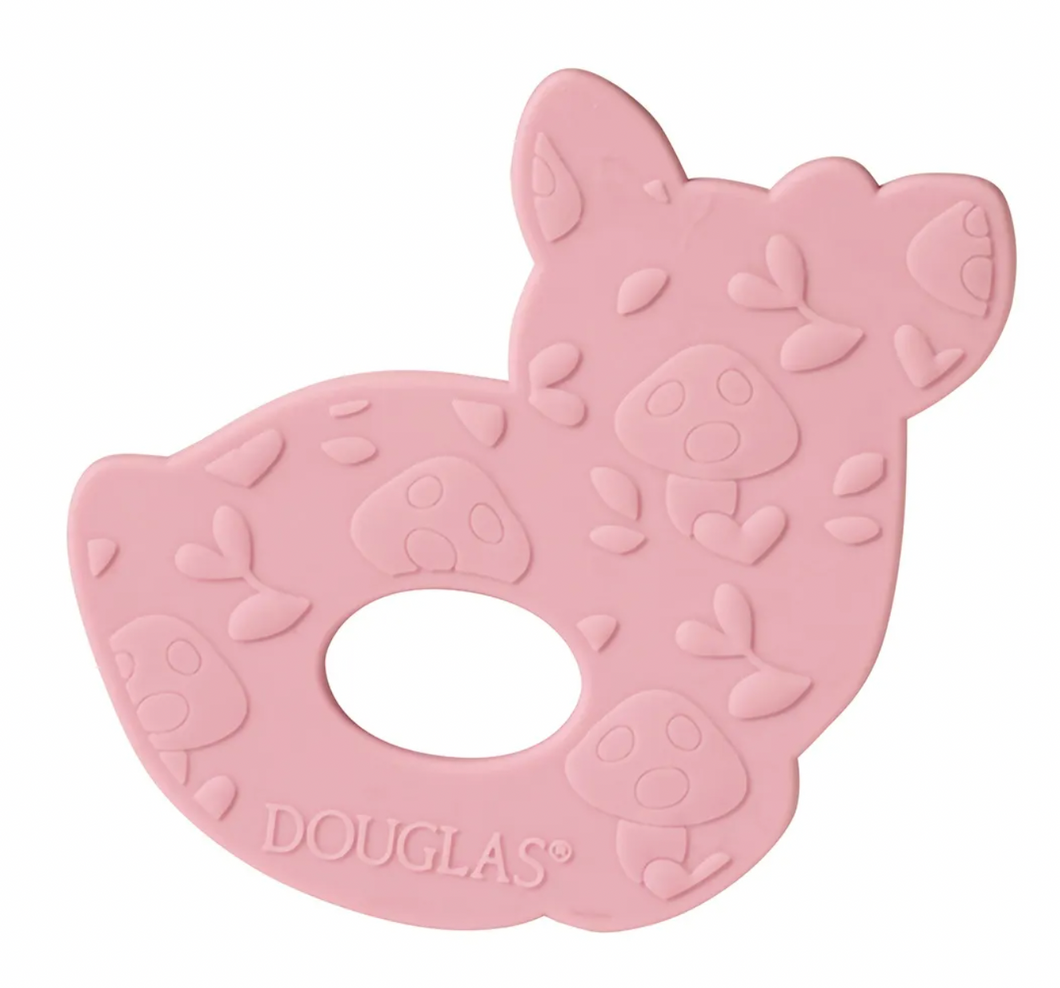 Douglas Farrah Pink Fawn Silicone Teether