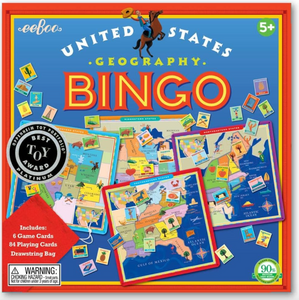 Eeboo United States Geography Bingo